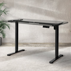 Levede Motorised Standing Desk Frame Black Single Motor-1954803014682415111