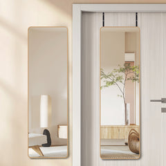 Yezi 120cm Wall Mounted Full Length Mirror Door Hanging-1954802444785553415