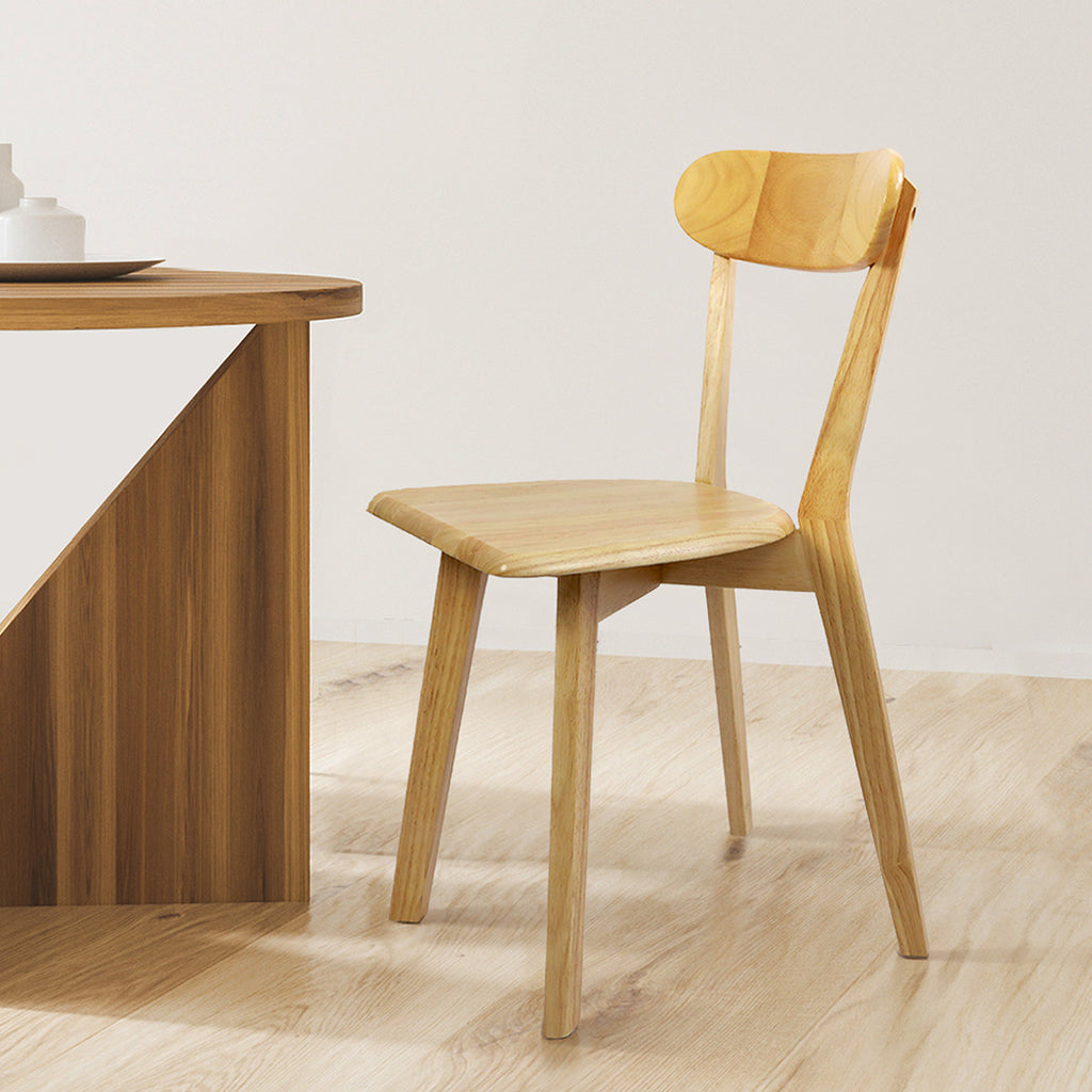 Levede 2x Dining Chairs Wooden Kitchen Chair-1954802998660173831