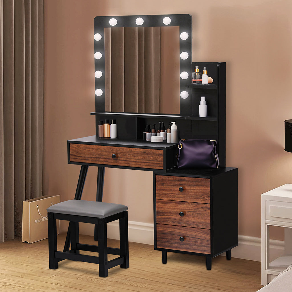 Levede Dressing Table Stool Set-1954802442864562183