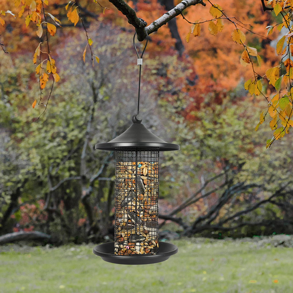 PaWz 3x Bird Feeder Hanging Wild Seed-1954802395577978887