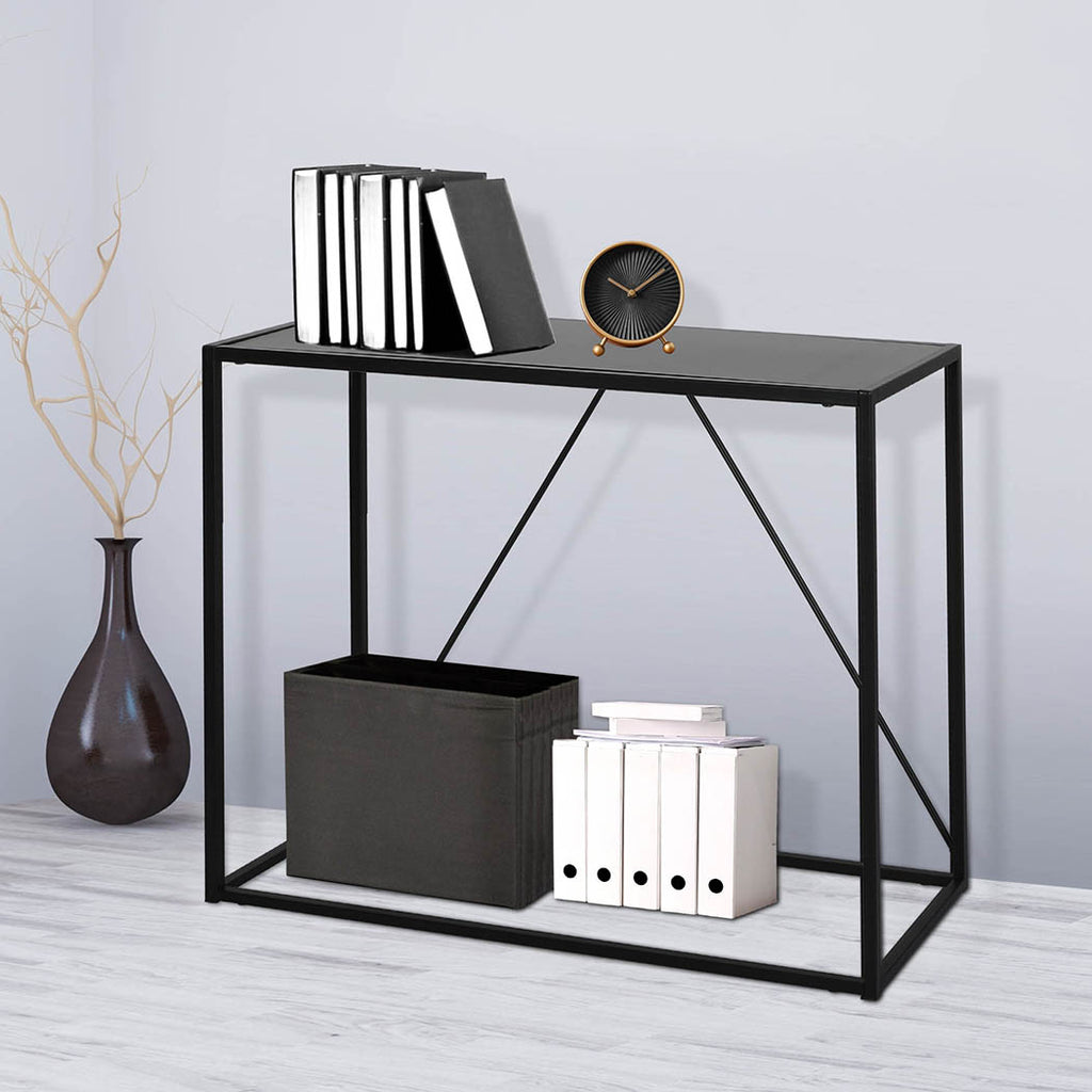Levede 2-Tier Console Table Office Furniture-1954803011255668743
