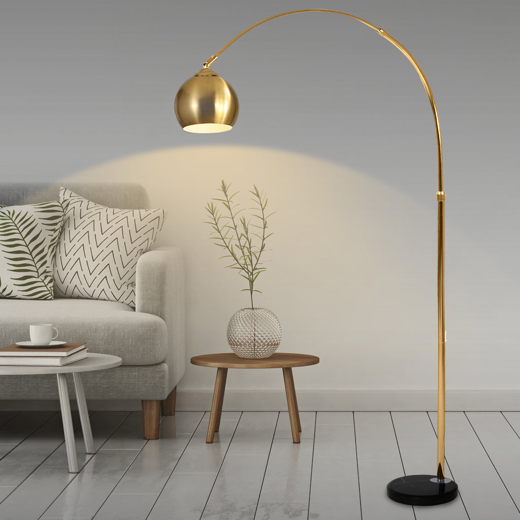 EMITTO Modern LED Floor Lamp Stand Reading Gold-1954802826320416775