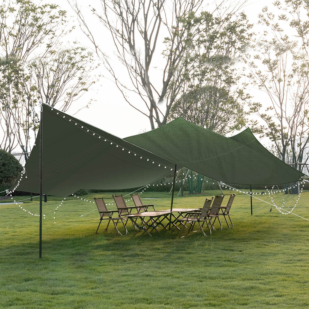 Polyester Canvas Tarp Tarpaulin Sun 4x3 Meter-1954802676395020295