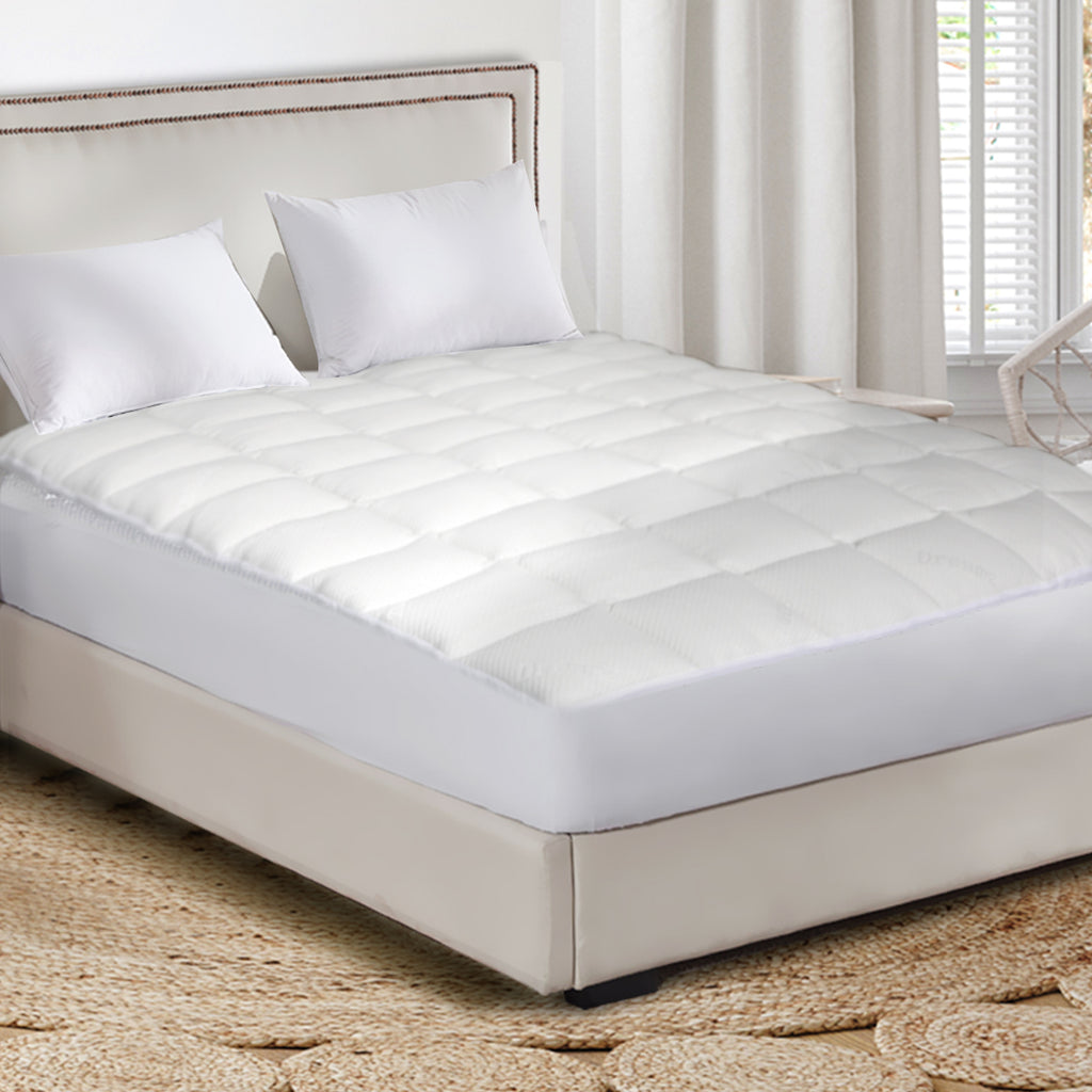 Dreamz Mattress Protector Luxury Topper Single-1954802866745118727