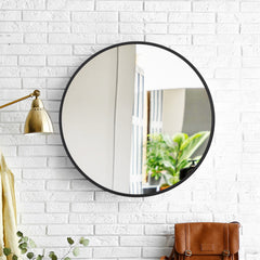 Wall Mirror Round Shaped Bathroom Makeup Medium-1954802954406072327