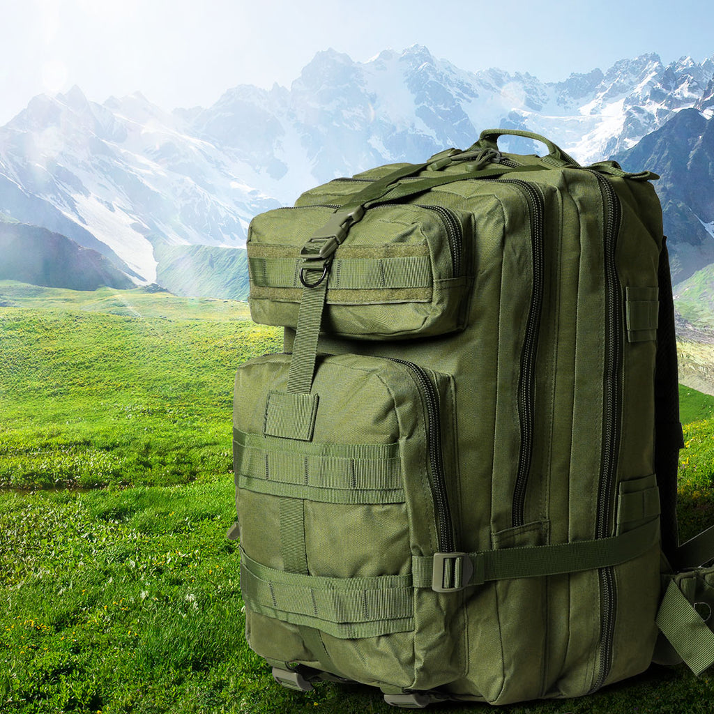 Slimbridge 40L Military Tactical Backpack Army green-1954802650360975367