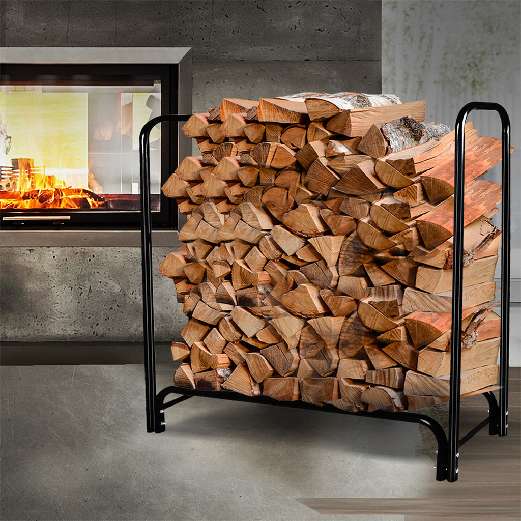 Firewood Rack Holder 4FT Fireplace Tool-1954802746301485063