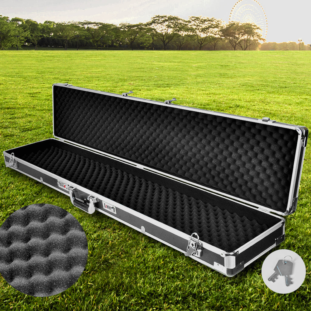 Gun Case Portable Hard Aluminium Double-1954802605322539014