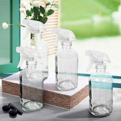 4x 500ml Clear Glass Spray Bottles Trigger-1954802900874170375
