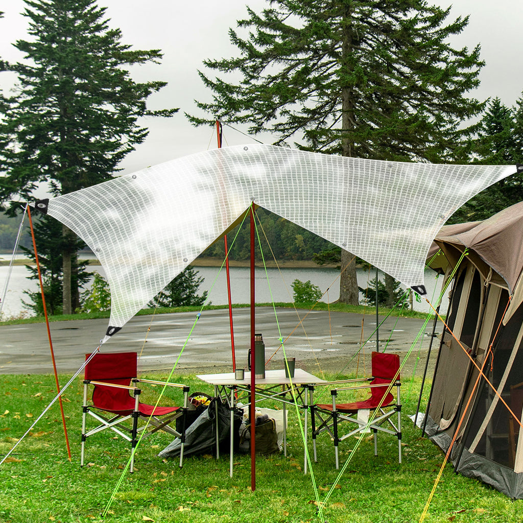 Manan Tarp Tarpaulin 200GSM Camping 4.9mx6.1m-1954802675115757575