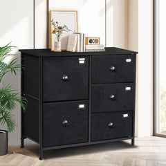 Levede Chest of 5 Drawers Storage Cabinet-1954802995757715462