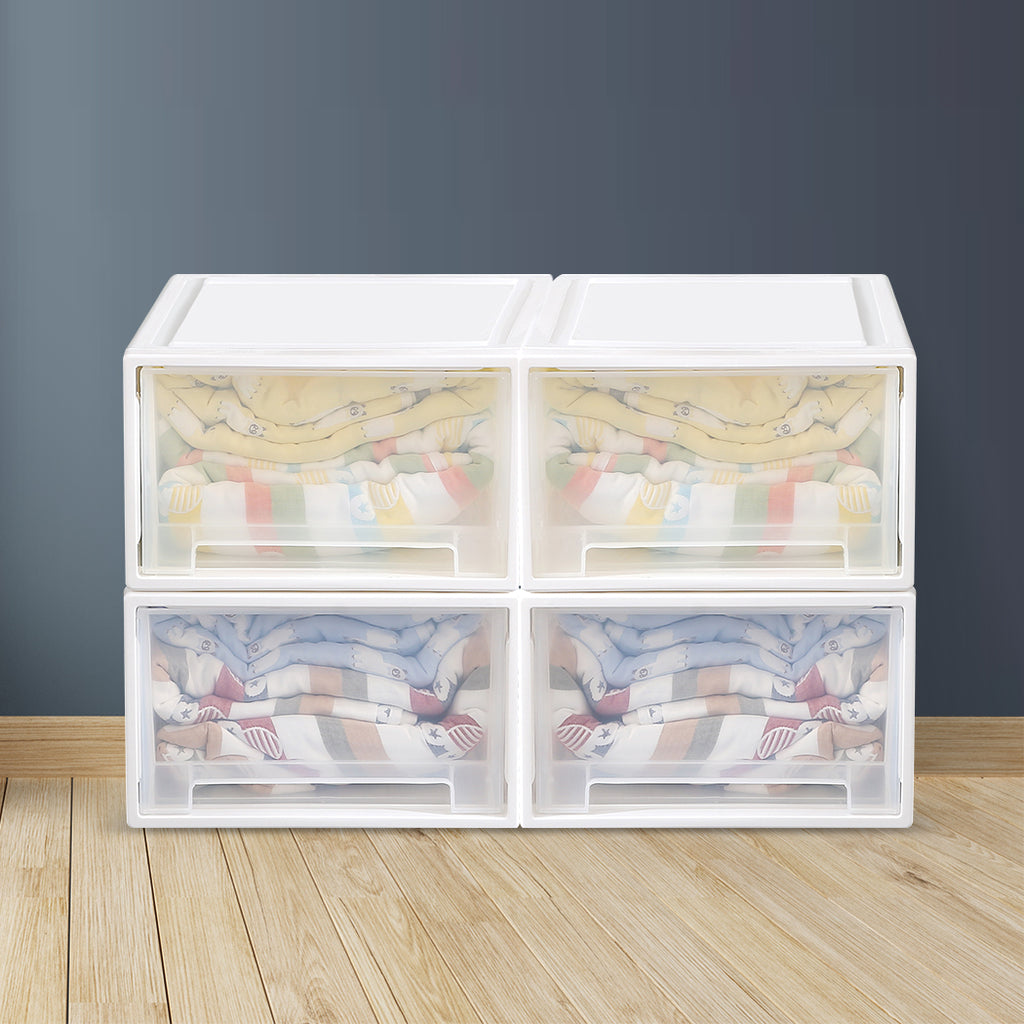 Storage Drawers Large Stackable Containers L 3PK-1954802598041227270
