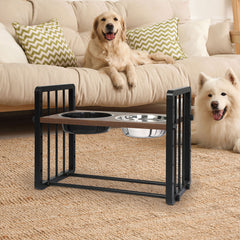 PaWz Adjustable Height Pet Feeder Elevated L Large-1954802568177782791