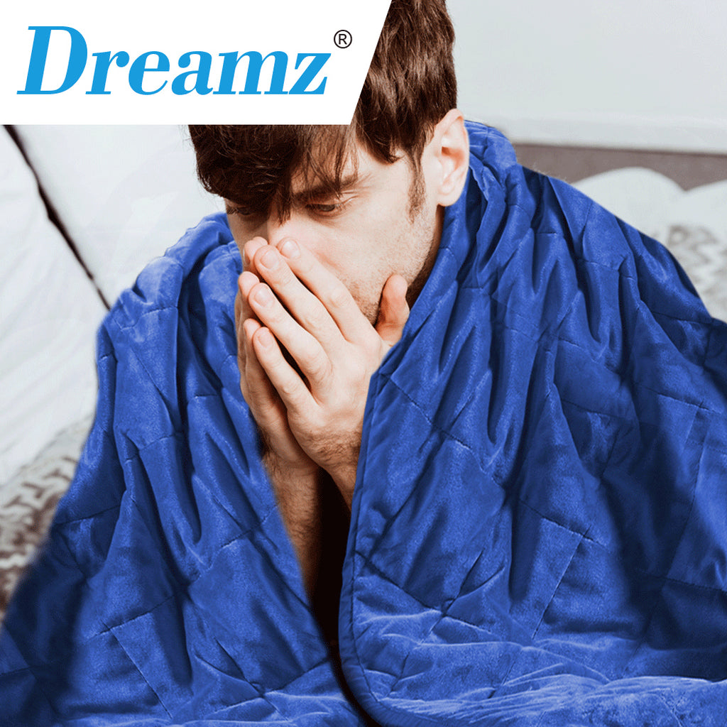 DreamZ Weighted Blanket Heavy Gravity Blue 9KGS-1954802939717619719