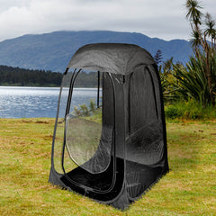 2x Mountview Pop Up Tent Camping Weather Black-1954802642677010439