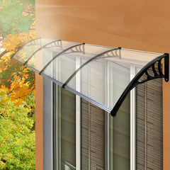 Mountview Window Door Awning Outdoor 1M X 4M Transparent 1x4M-1954802872986243079