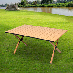 Levede Folding Camping Table Portable Oak-1954802883501363207