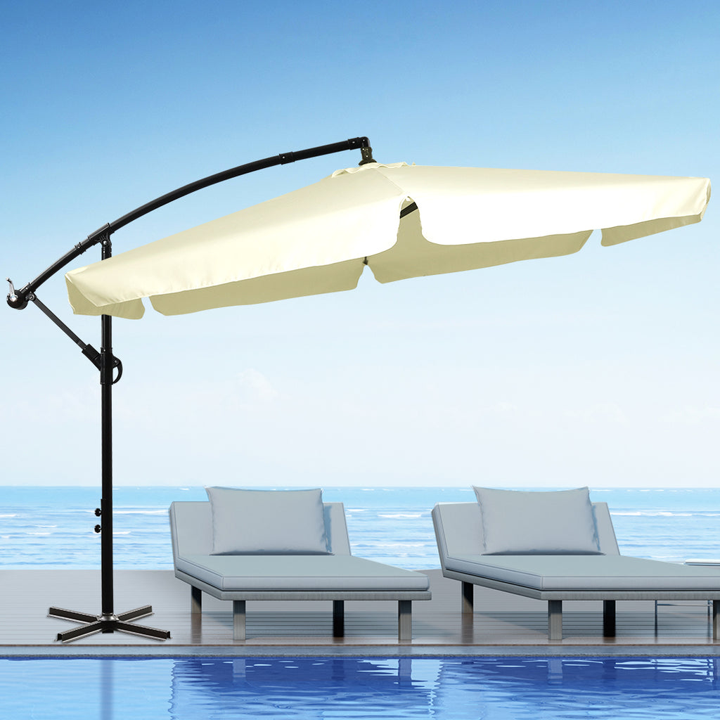 Mountview 3M Outdoor Umbrella Beach Beige Without Base-1954802876933083143