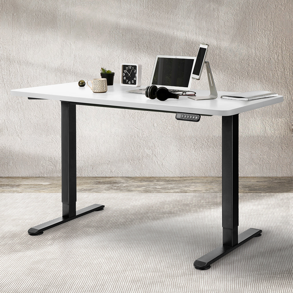 Levede Motorised Standing Desk Adjustable 120cm White 800x 1.5MM-1954803016272056327