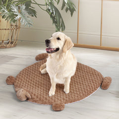 PaWz Pet Bed Cat Calming Bed Dog Squeaky M Tan Medium-1954802525865644039