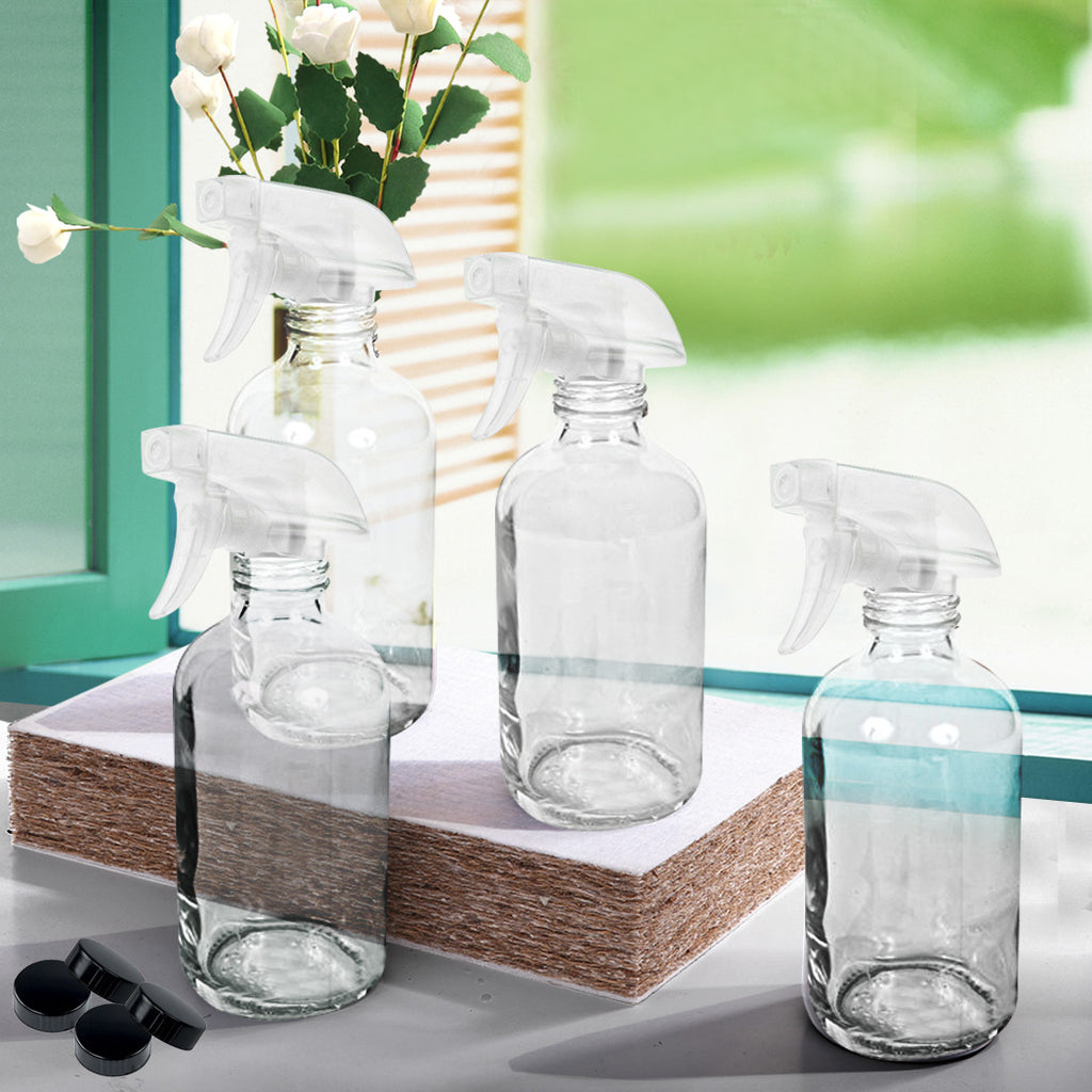 6x 500ml Clear Glass Spray Bottles Trigger-1954802901297795079