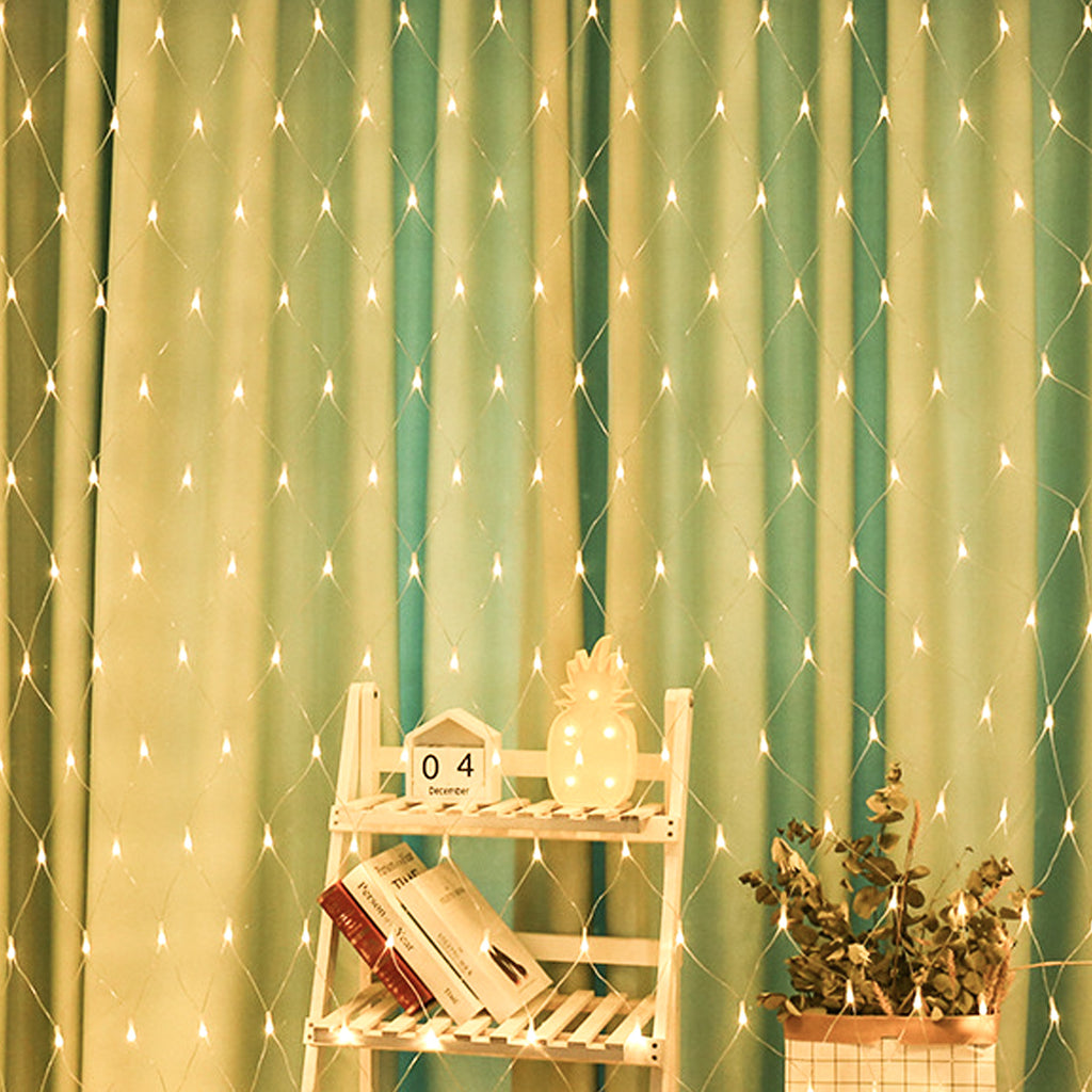 EMITTO 300LED Christmas Net Lights Mesh-1954803089135505415