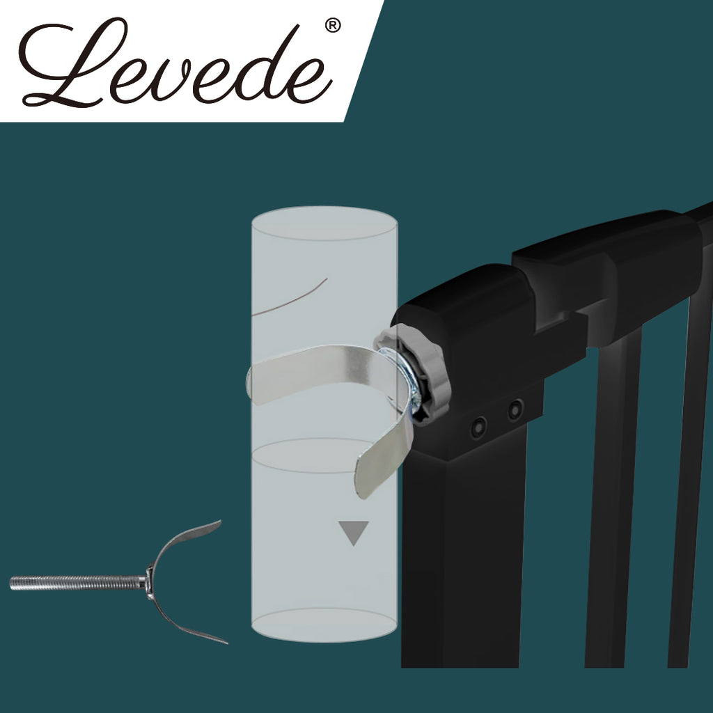 Levede Baby Safety Gate U Style Adaptor-1954802375910887431