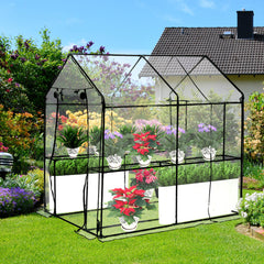 Levede 2 Tier Walk In Greenhouse Garden-1954802664768409606