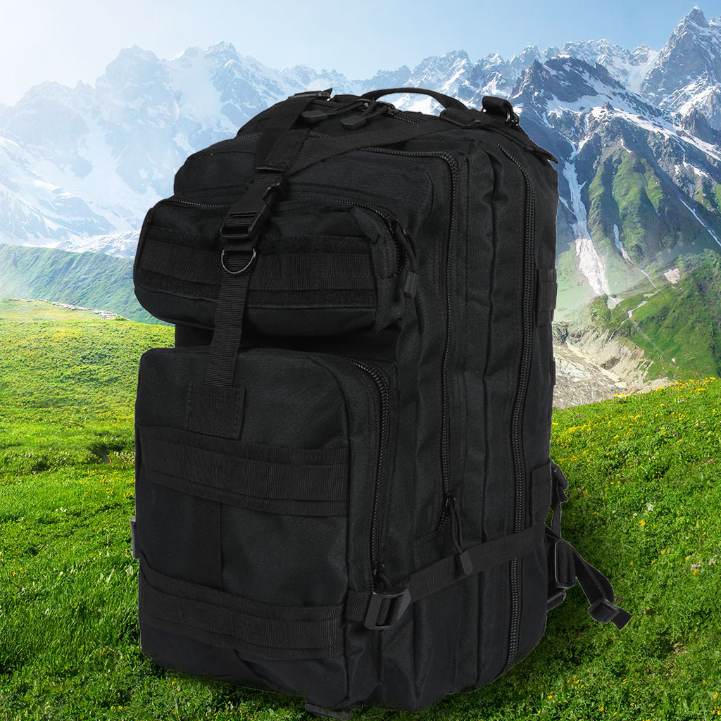 Slimbridge 40L Military Tactical Backpack Black-1954802650541330438