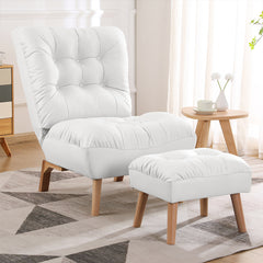 Levede Sofa Ottoman Set Accent Recliner-1954802893655773191