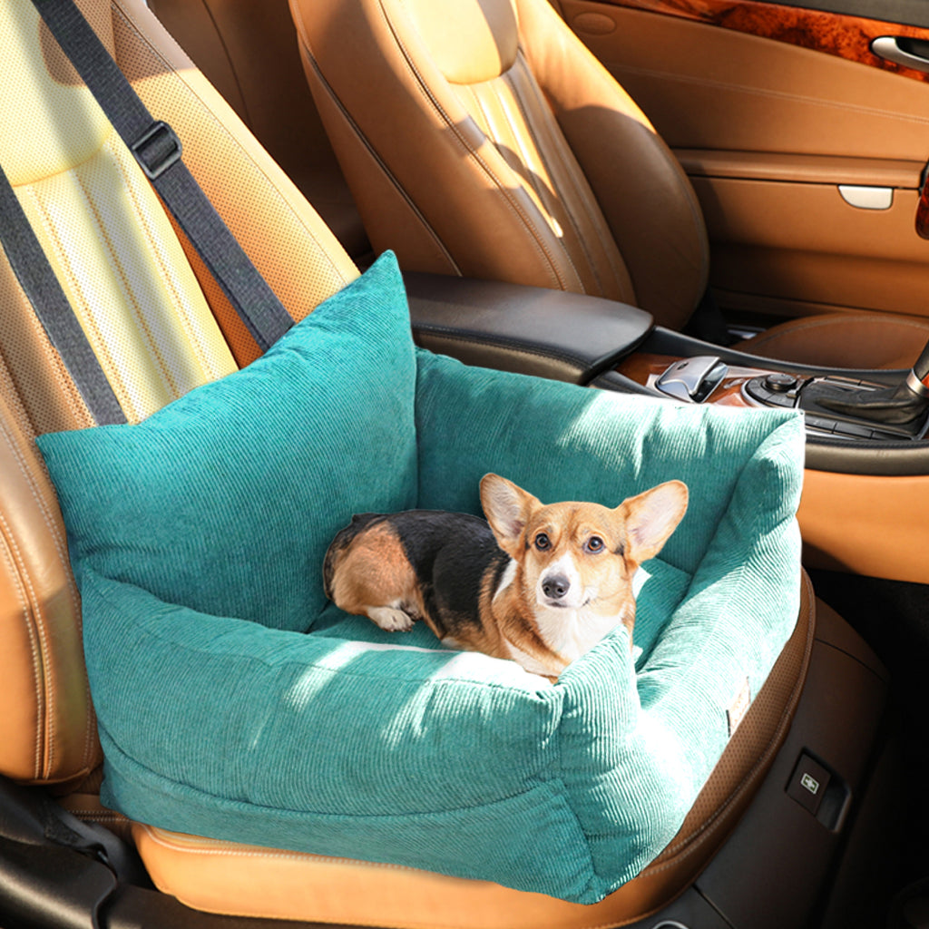 PaWz Pet Car Booster Seat Dog Protector M Green Medium-1954802559554293766