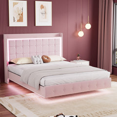 Levede Double Floating Bed Frame-1954802405669474311