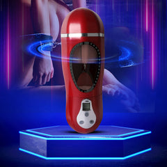 Urway Vibrator Male Masturbation Cup Red-1954802623559372807