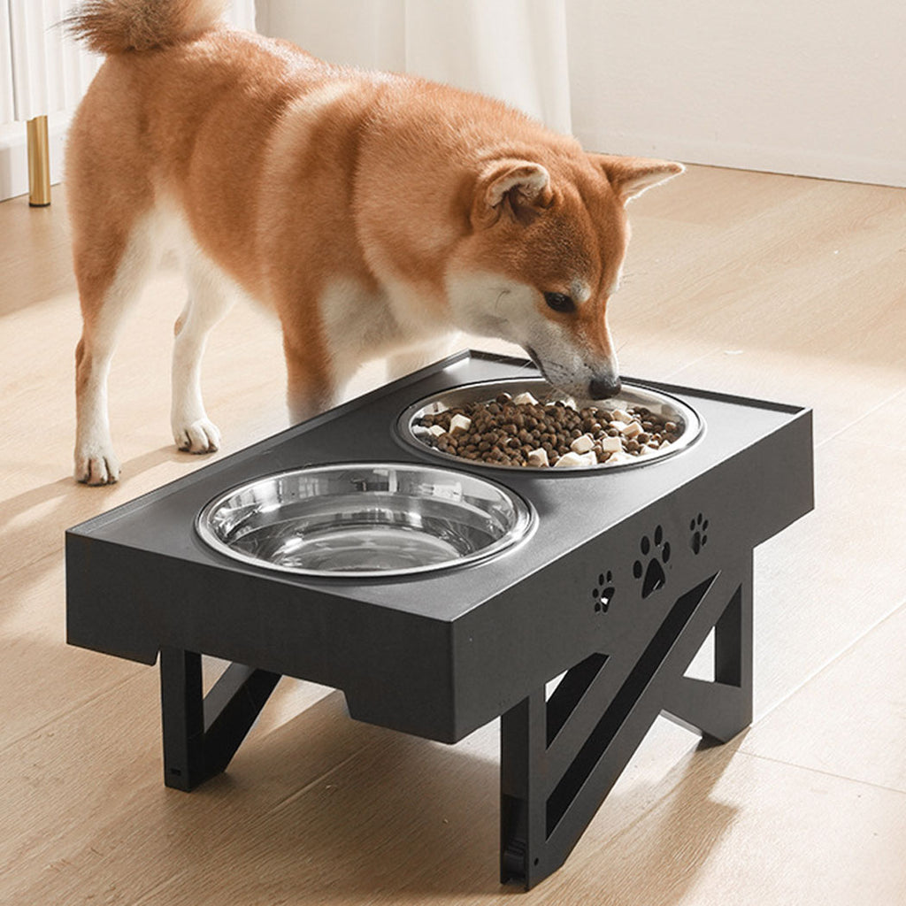 PaWz Elevated Pet Feeder Food Water-1954802540428267527
