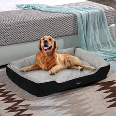 PaWz Pet Bed Dog Beds Bedding Mattress XL Black X-Large-1954802495129784327