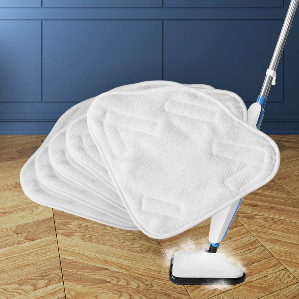 5PCS Mop Cloth Steam Cleaner Handheld White,Blue-1954802597865066503