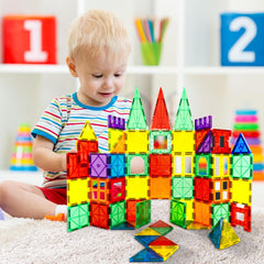 BoPeep Kids Magnetic Tiles Blocks Building-1954802770682974215