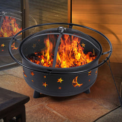 Fire Pit BBQ Grill Pits Outdoor Fireplace-1954802506005614597