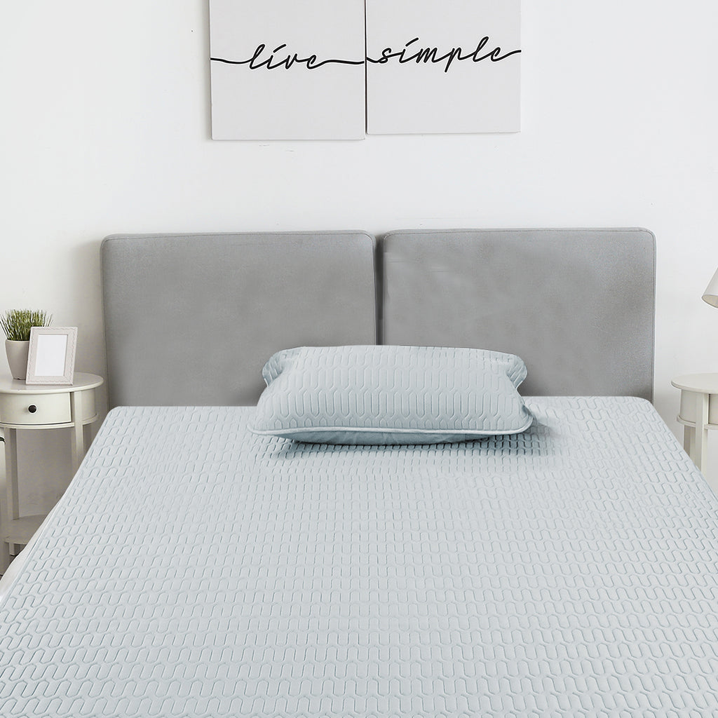 DreamZ Latex Cooling Bed Sheet Set Fitted 2PCS KS King Single-1954802917924016132