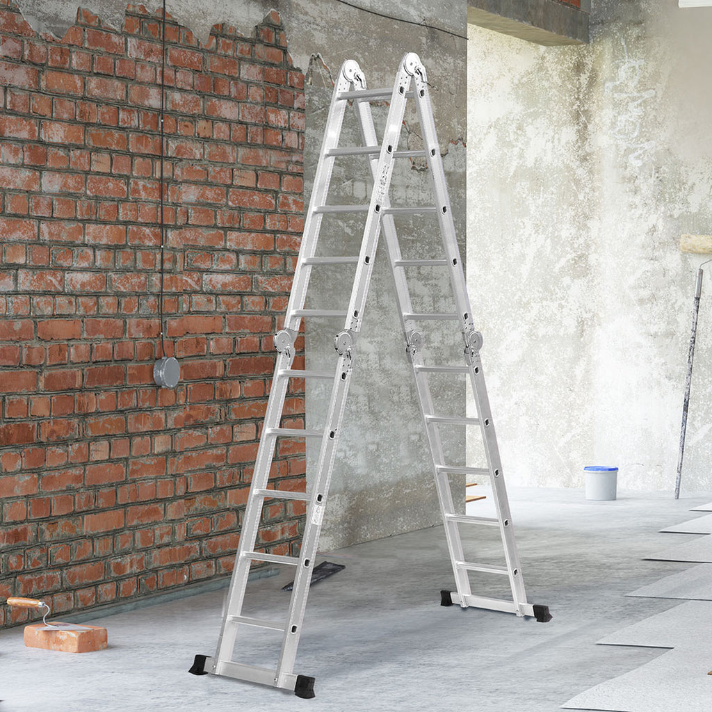 Traderight Multi Purpose Ladder Aluminium-1954802732217012231