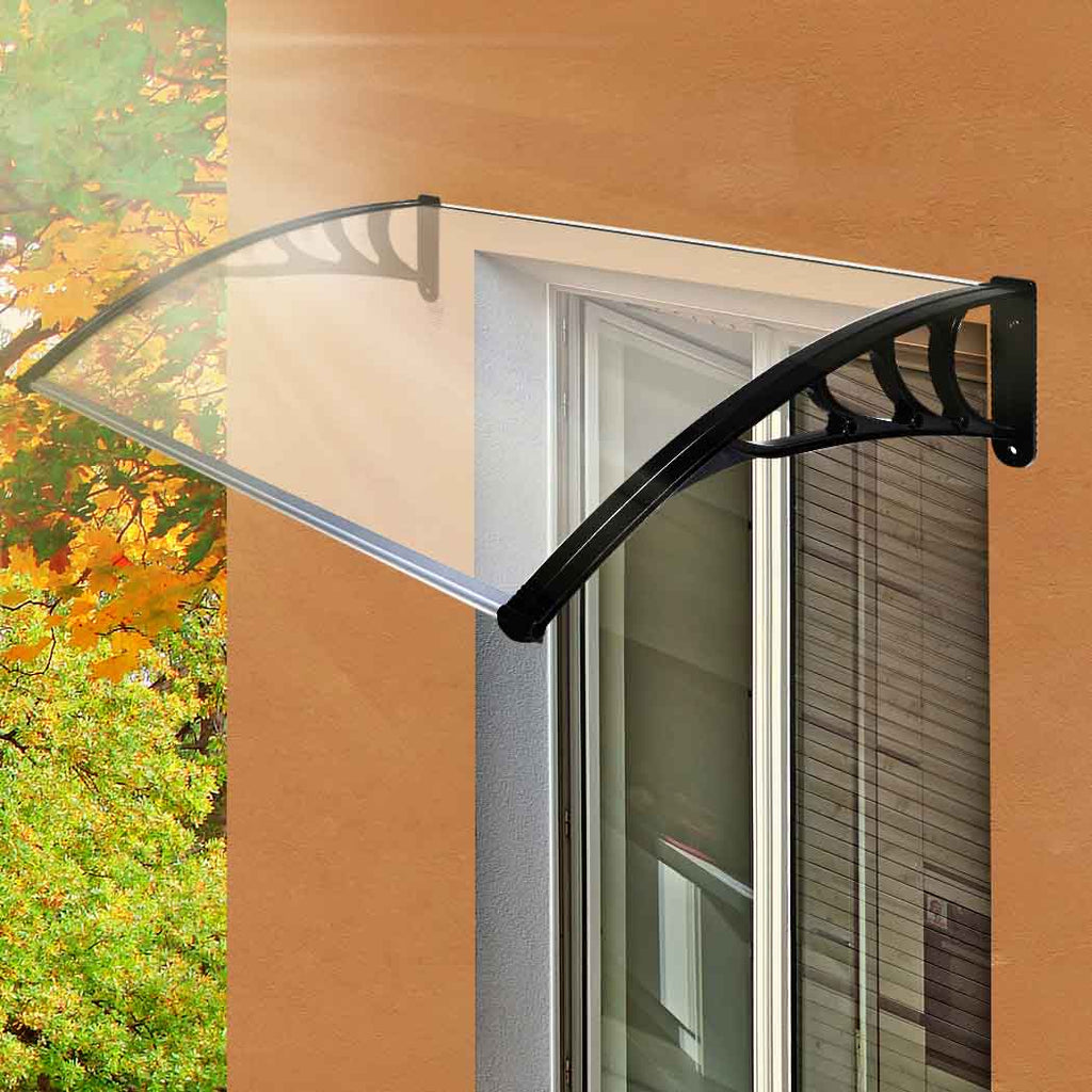 Mountview Window Door Awning Outdoor 1M X 1.5M Transparent 1x1.5M-1954802872034136071