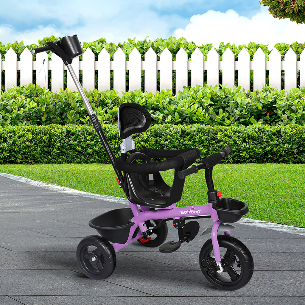 BoPeep Kids Tricycle Ride On Trike Toddler Purple-1954802769999302663
