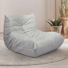 Levede Floor Chair Caterpillar Sofa Grey-1954802585579950087