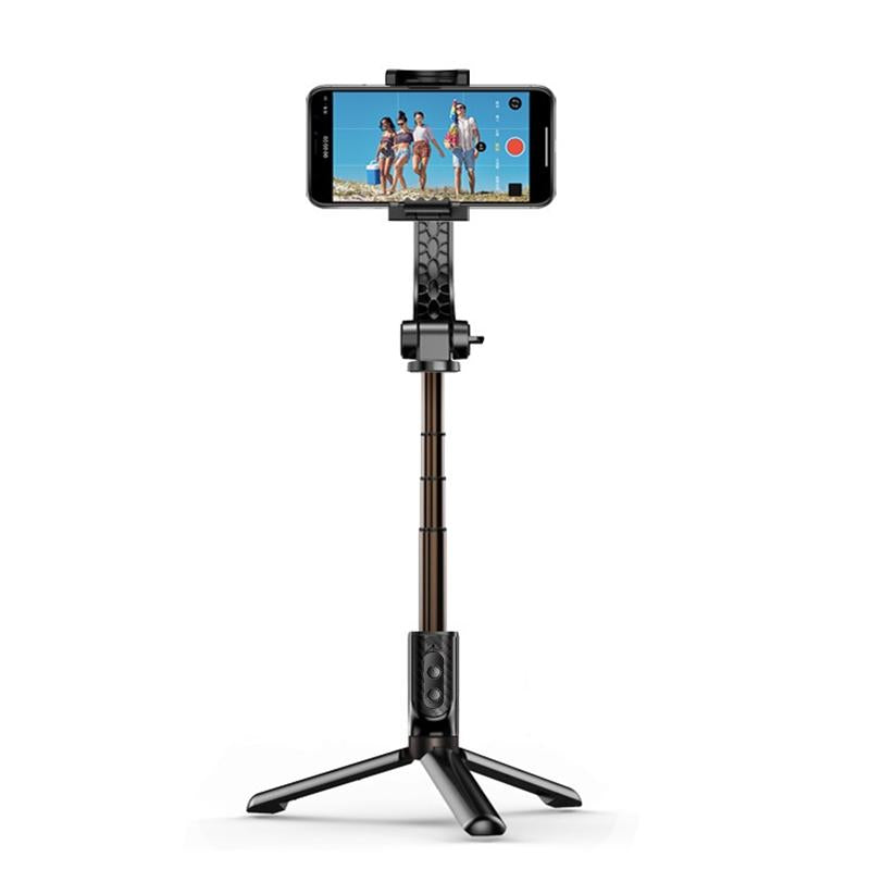 Foldable 3-In-1 Gimbal Stabilizer With Bluetooth Remote And Selfie Stick For Smartphones-1915197845762347015