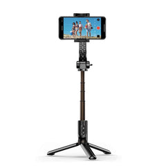Foldable 3-In-1 Gimbal Stabilizer With Bluetooth Remote And Selfie Stick For Smartphones-1915197845762347008