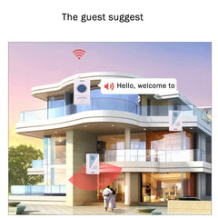 Smart Wireless Doorbell With Dual Receiver 120M Range-1915197757627437059