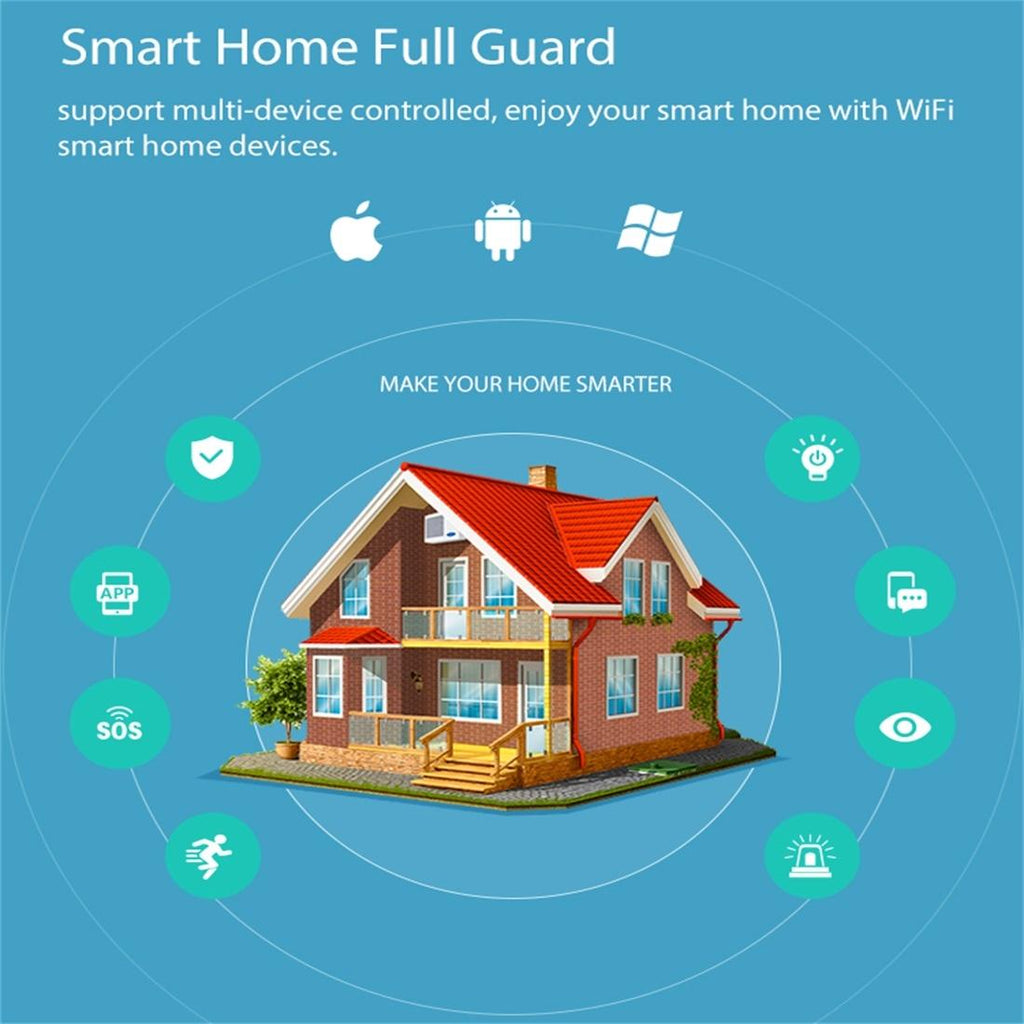 Wireless Wifi Motion Sensor With Magnet Bracket & Red Led For Android / Ios-1915197771137290248