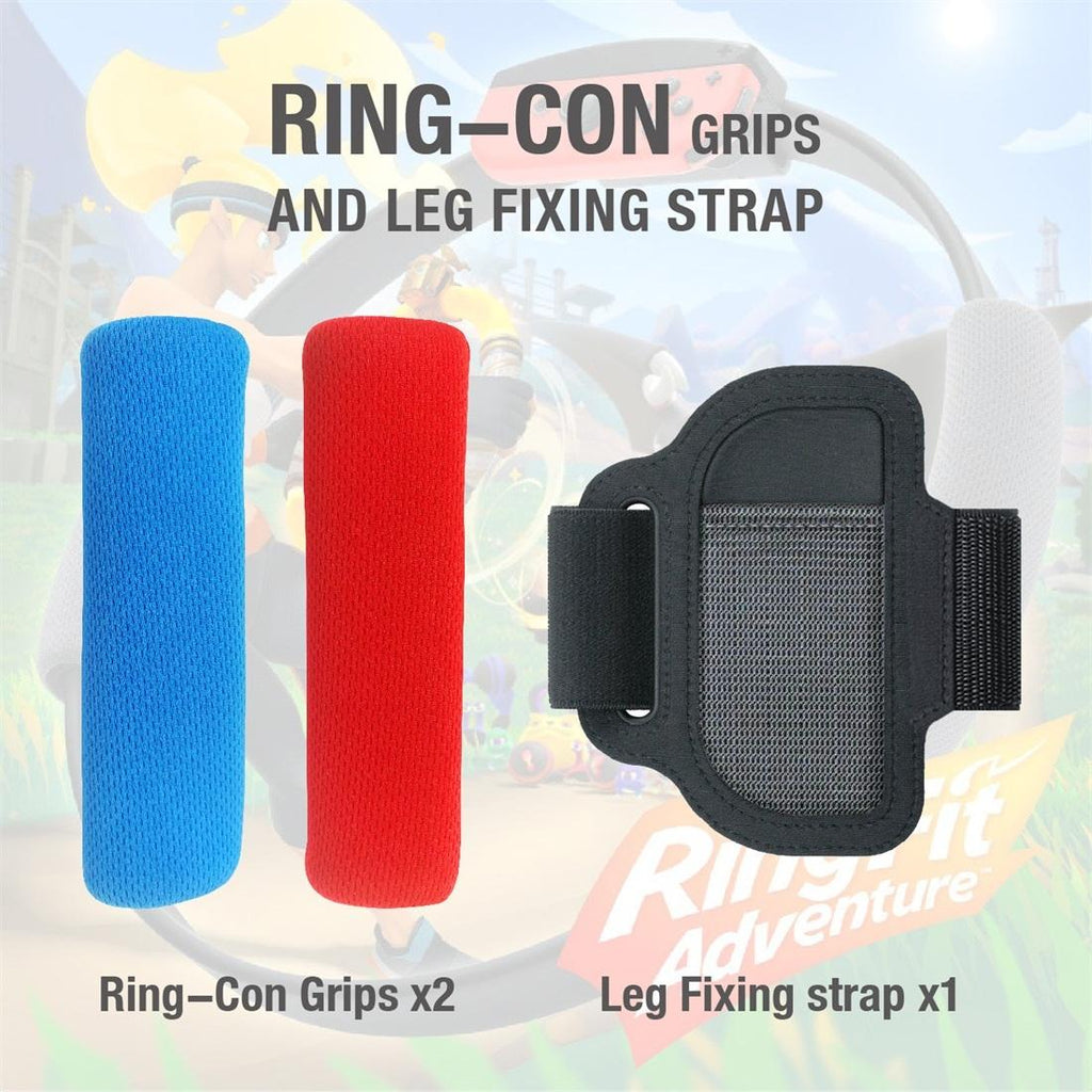 Switch Joy Con Grip With Straps And Cover - Adjustable-1915197957452468226