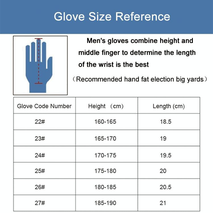 Sheepskin Anti-Slip Golf Gloves For Men - Right Hand Size 27#-1915197888930123780